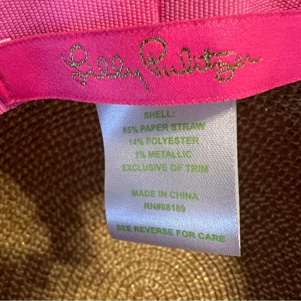 Lilly Pulitzer straw hat Journey to the Jungle